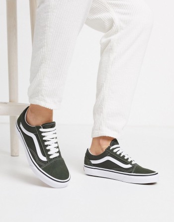 Vans Old Skool Zelene Bijele - Ženske Tenisice | 02367FDEC